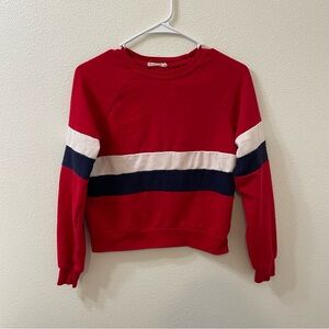 Heart& hips sweatshirt red small